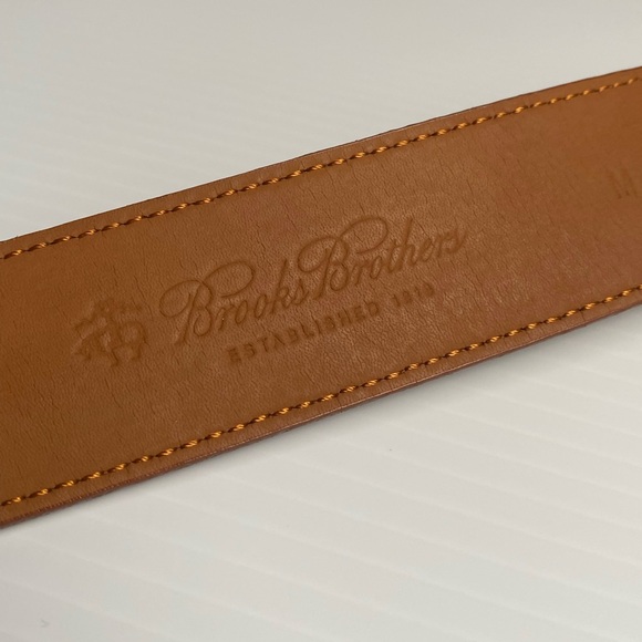 Brand New Brooks Brothers Women’s Wide Leather Belt Made in Italy Medium - Picture 6 of 9